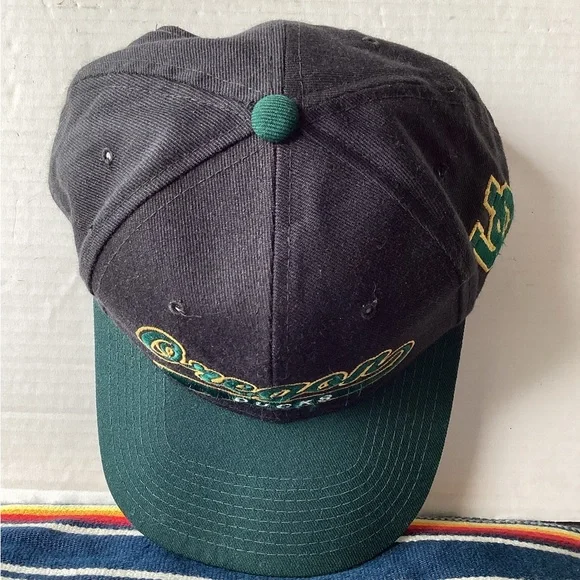 Vintage Starter University of Oregon SnapBack script Hat 80% wool the natural - Picture 7 of 13
